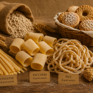 Pasta e Biscotti Artigianali con Farina Grani Antichi
