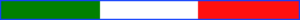Horizontal color bar: green segment on the left, a thin white separator, then blue with a narrow red tip on the far right.